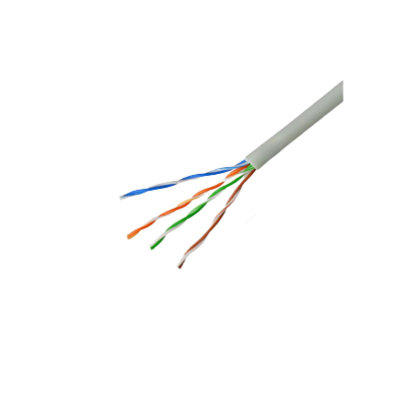 SAXXON OUTPCAT5E100M - Bobina de Cable UTP Cat5e 100% Cobre/ 100 Metros/ Color Gris/ Uso Interior/ 4 Pares/ Soporta Pruebas de Fluke Test/ Ideal para Cableado de Redes y Video/ 