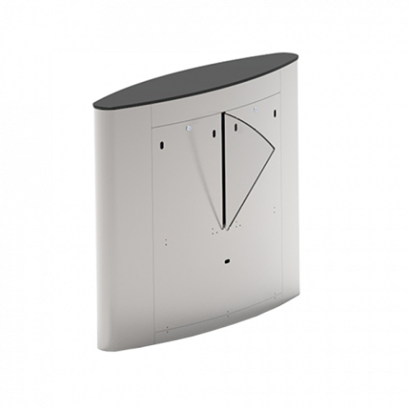 ZKTECO FBL5222 - Barrera Peatonal Central / Acero SUS304 y Cristal Templado / Aleta de Acrílico / Carril 60 cm / Exterior Protegido / 30 a 40 Personas X Min / 2 Millones de Ciclos / Incluye Panel INBIO260 PULL y  FR1200 ID image 3