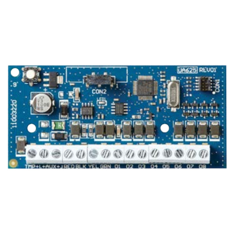 DSC HSM2208 - Módulo Expansor de 8 Salidas Programables de baja corriente compatible con panel NEO, PRO