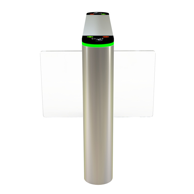 ZKTECO SBTL320 - Barrera Peatonal Central Abatible / Acero SUS304 / Aletas de Acrílico / 110V / Exterior Protegido / 30 Personas x Min. / 2 millones de Ciclos / Carril 75 cm / Infrarrojos / Sistema de Seguridad / No cuenta con Lectores y Panel