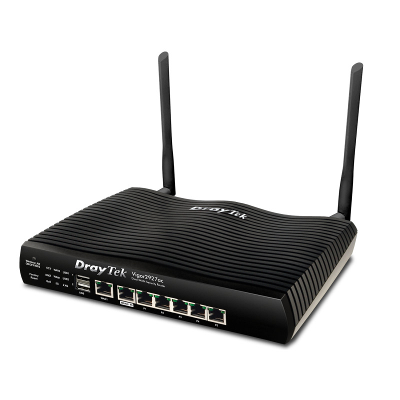 DRAYTEK VIGOR2927- Ruteador Multi-WAN Balanceador de Cargas/ 1 Puerto WAN GE RJ45/ 1 Puerto intercambiable LAN & WAN/ 5 Puertos LAN GE/  50 Tuneles VPN/ 2 Puertos  USB/ Ideal para PyMEs #BUENFIN image 7