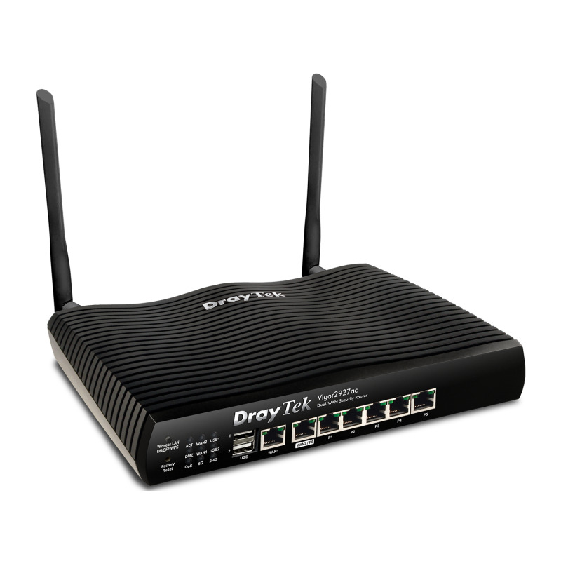 DRAYTEK VIGOR2927- Ruteador Multi-WAN Balanceador de Cargas/ 1 Puerto WAN GE RJ45/ 1 Puerto intercambiable LAN & WAN/ 5 Puertos LAN GE/  50 Tuneles VPN/ 2 Puertos  USB/ Ideal para PyMEs #BUENFIN image 8