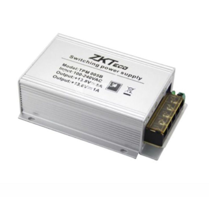 ZKTECO TPM005B - Fuente de Poder para Gabinete ZKTECO / 110V de Entrada / 12V de Salida / Compatible con Paneles InBio