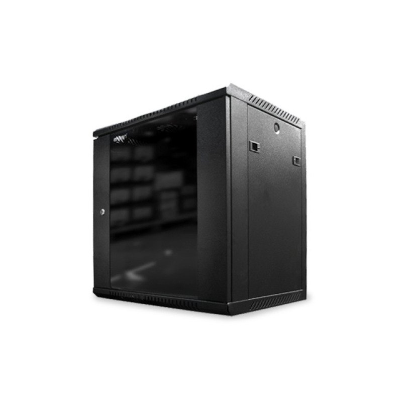 Enson ENS-RKGB12U armario rack 12U Rack o bastidor independiente Negro