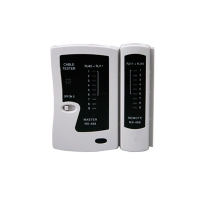 Enson ENS-TELN1 comprobador de cables de red Comprobador de cables de par trenzado Negro, Blanco