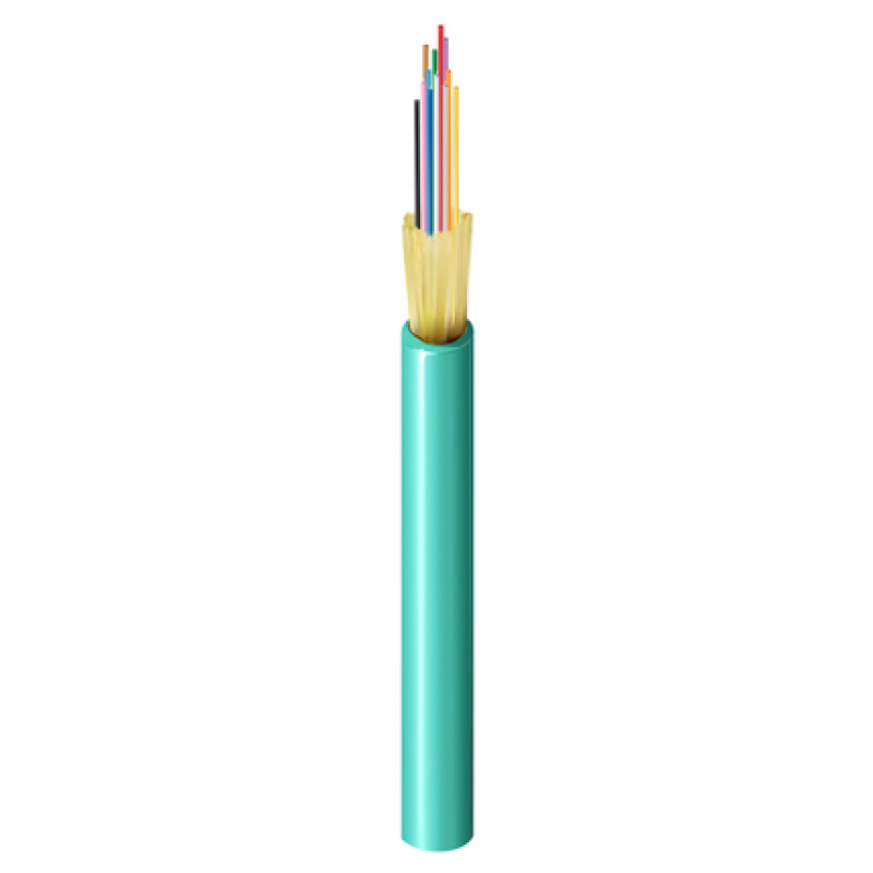 Belden FI3D012R9 cable de fibra óptica OFNR OM3 Color aguamarina