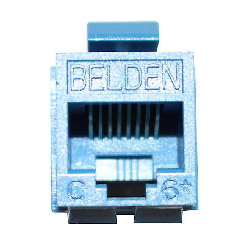 BELDEN AX104193 JACK RJ45 CAT6 ESTILO KEYCONNECT AZUL