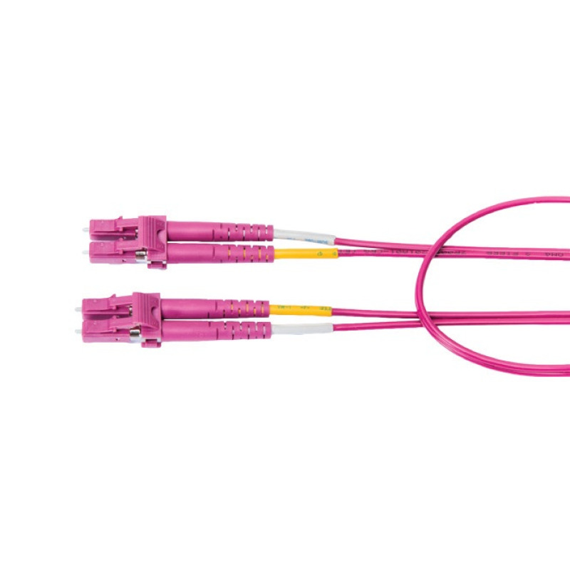 Belden FP4LDLD003M cable de fibra óptica 3 m LC OM4 Rosa