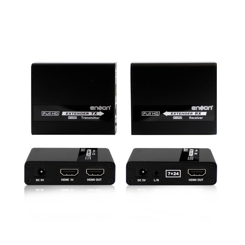 Enson ENS-HDMIE70KVM extensor de audio/video Transmisor y receptor AV image 3