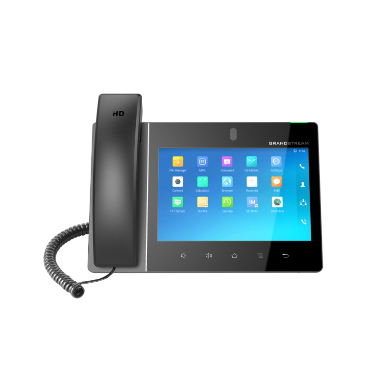 Video teléfono IP  empresarial Android con pantalla táctil 1280x800 hasta 16 líneas y 16 cuentas SIP image 4