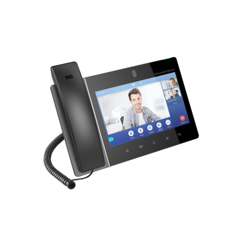 Video teléfono IP  empresarial Android con pantalla táctil 1280x800 hasta 16 líneas y 16 cuentas SIP image 5