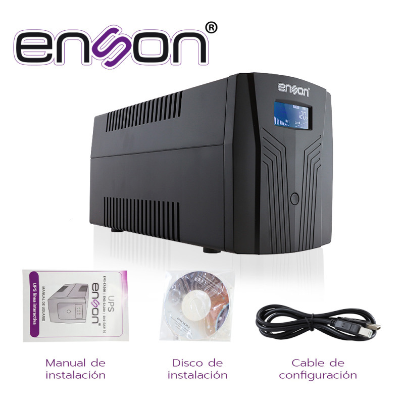 Enson ENS-EA2150 sistema de alimentación ininterrumpida (UPS) Línea interactiva 1500 kVA 900 W image 5