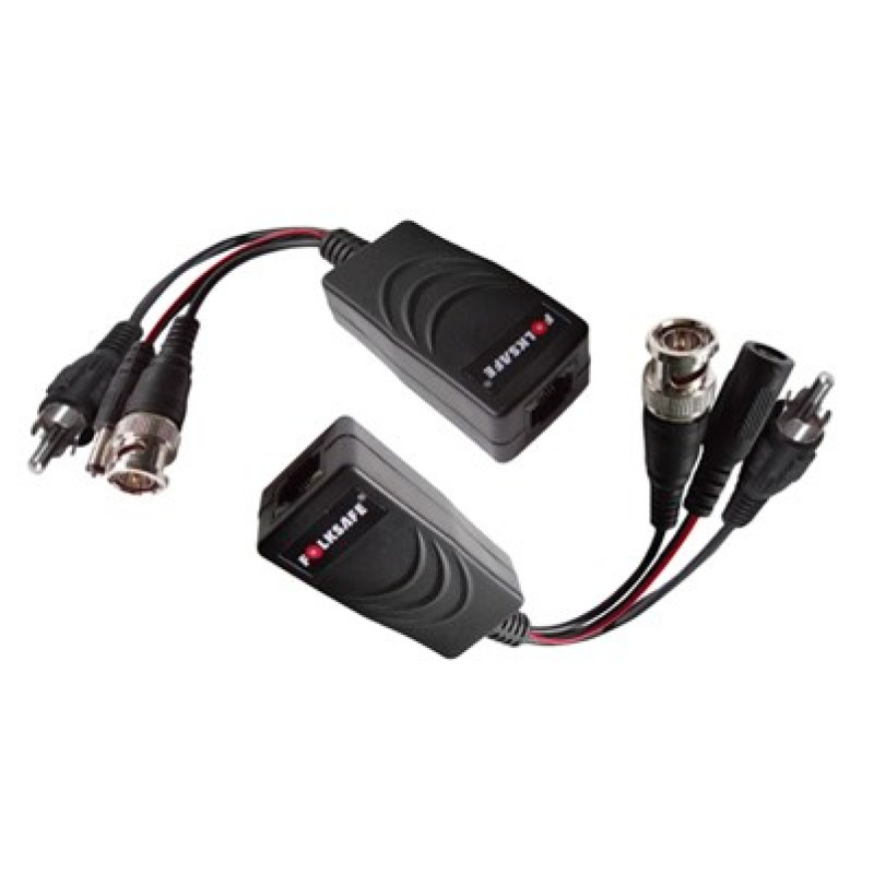 FOLKSAFE FS-HD4301VPA extensor de audio/video Transmisor y receptor AV Negro