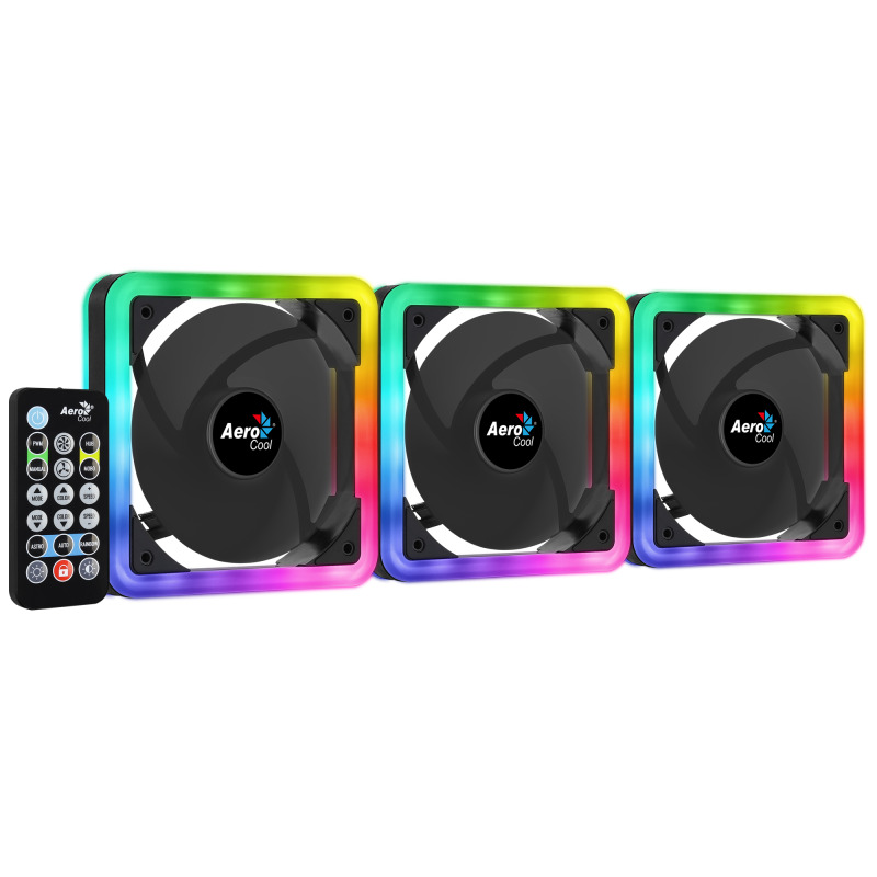 KIT 3 VENTILADOR AEROCOOL 14CM EDGE 14 PRO ARGB image 3