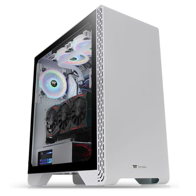 Thermaltake S300 TG Snow Midi Tower Blanco image 2
