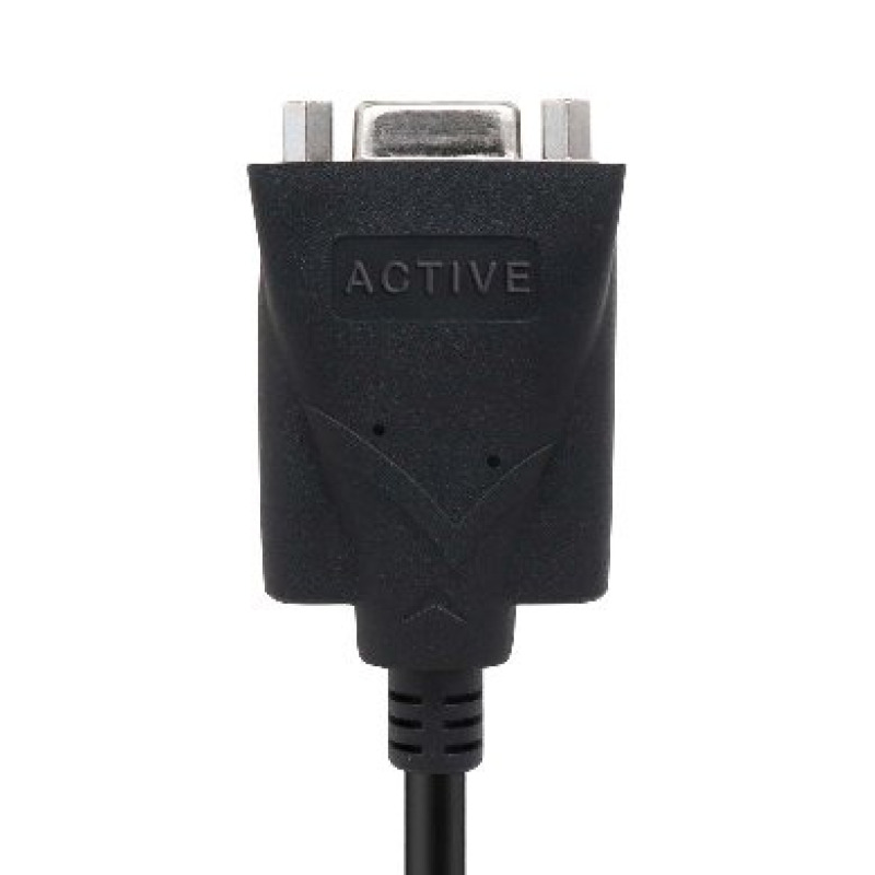ADAPTADOR BROBOTIX DISPLAYPORT MACHO A VGA HEMBRA, NEGRO image 4