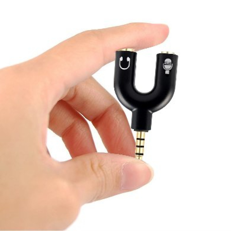 ADAPTADOR BROBOTIX STEREO Y A 3.5 DUAL HEMBRA COLOR NEGRO. image 6