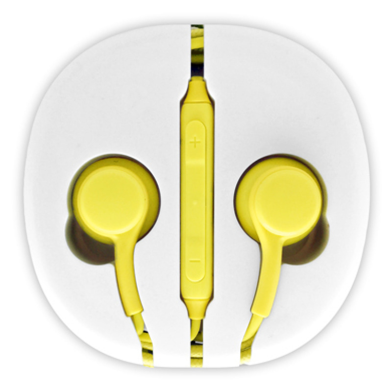 BRobotix 611288-1 audífono y auriculare Audífonos Alámbrico Intra auditivo Deportes Amarillo