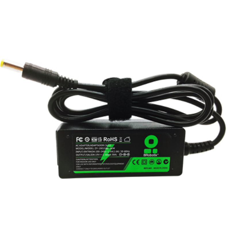 BRobotix 041500G adaptador e inversor de corriente Interior 30 W Negro