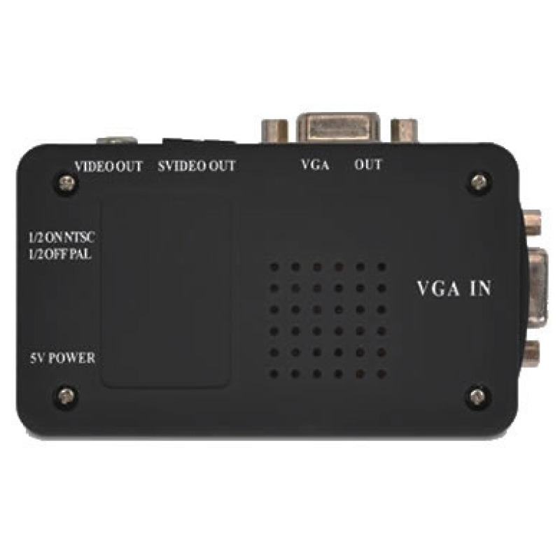 BRobotix 002084 adaptador de cable de vídeo 1.14 m VGA (D-Sub) RCA + S-Video Negro image 6