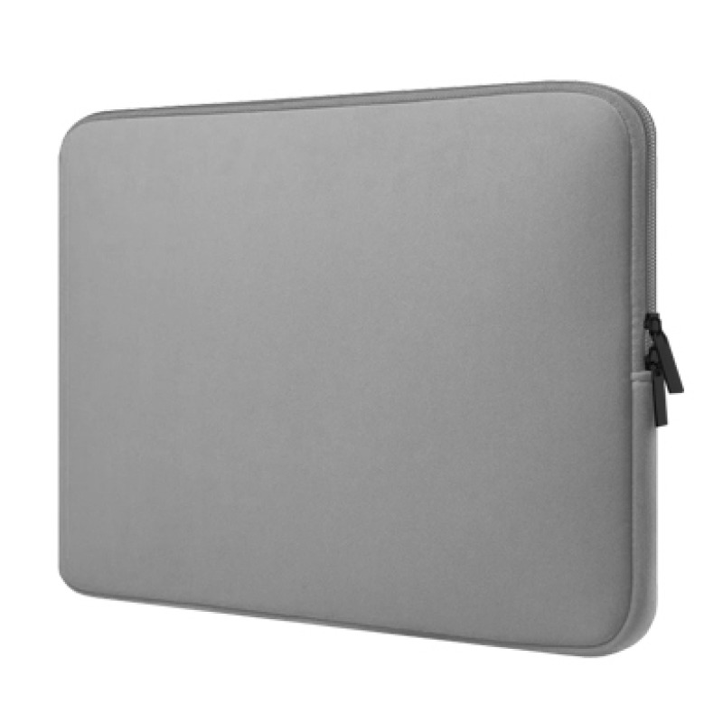 FUNDA BROBOTIX DE NEOPRENO PARA LAPTOP 14 PULGADAS , BASICA, GRIS