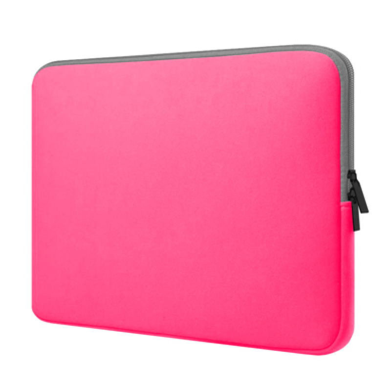 FUNDA BROBOTIX  DE NEOPRENO PARA LAPTOP 14 PULGADAS, COLOR ROSA