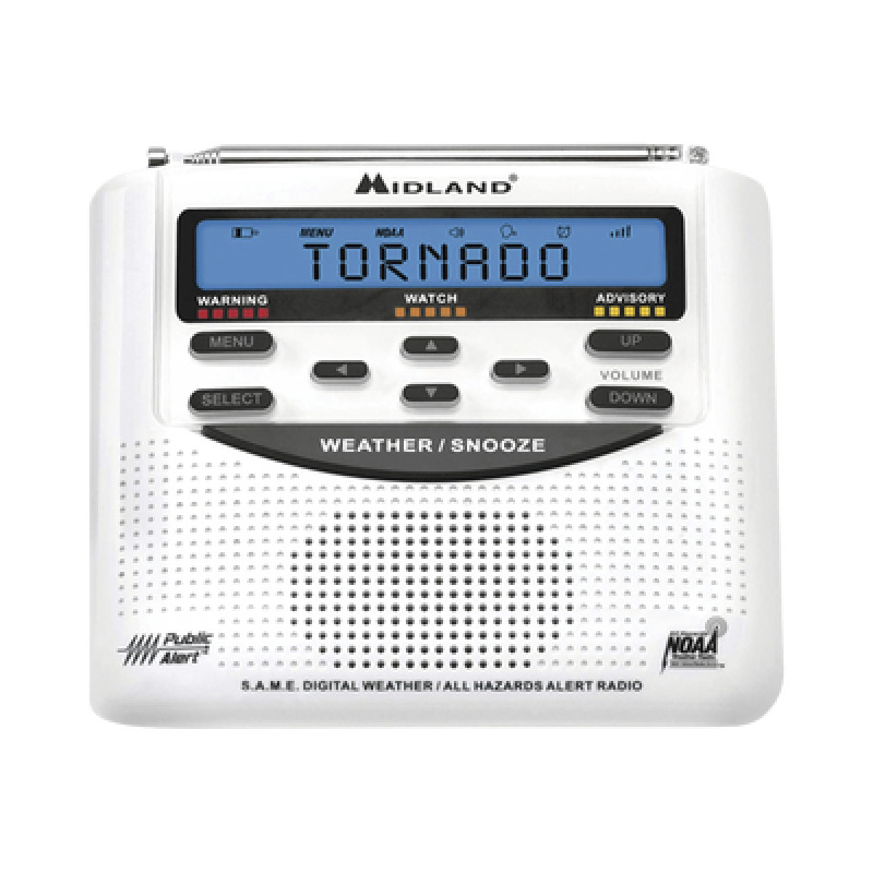 Radio receptor del Sistema de Alerta Sísmica Mexicano y meteorológico NOAA vía radio en VHF y mediante códigos EASSAME