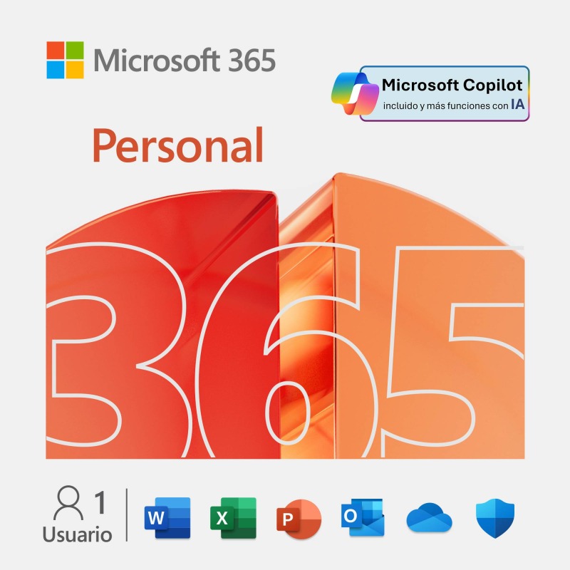 Microsoft 365 Personal ESD 32/64bits multilenguaje electronico (1año)