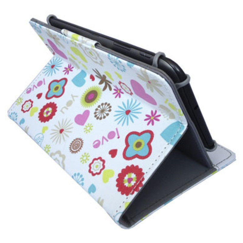 BRobotix 704543 estuche paa tablet 17.8 cm (7") Folio Multicolor