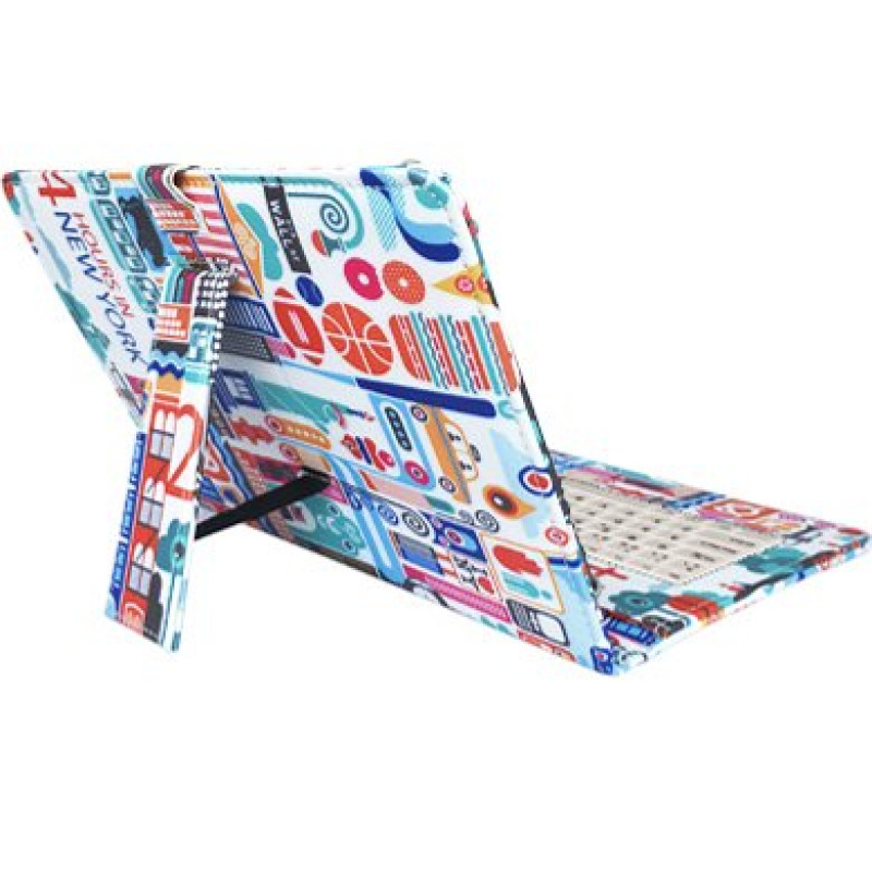 BRobotix 001635N estuche paa tablet 17.8 cm (7") Folio Multicolor image 4