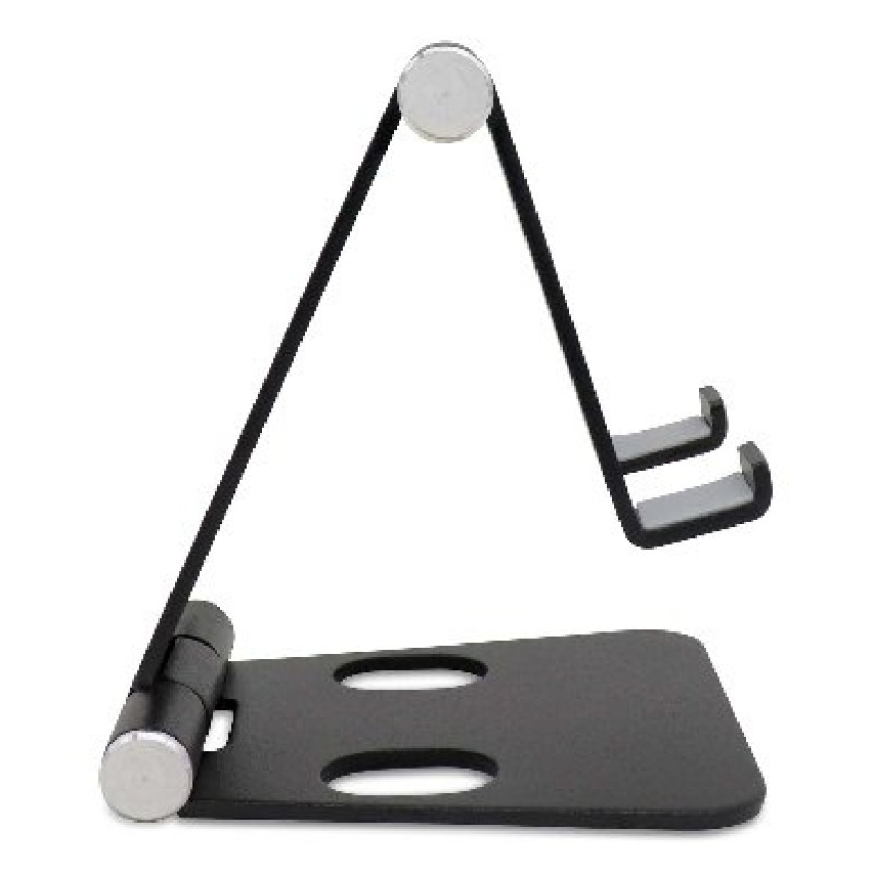 SOPORTE BROBOTIX PARA CELULAR O TABLETA, ALUMINIO, PLEGABLE, NEGRO image 4