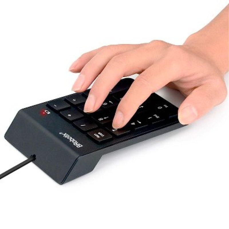 TECLADO BROBOTIX ALAMBRICO NUMERICO USB, DELGADO, COLOR NEGRO image 6