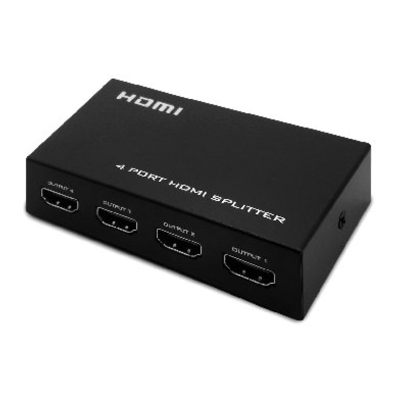 VIDEO SPLITTER HDMI BROBOTIX 4 A 1PC  4K-2K, NEGRO
