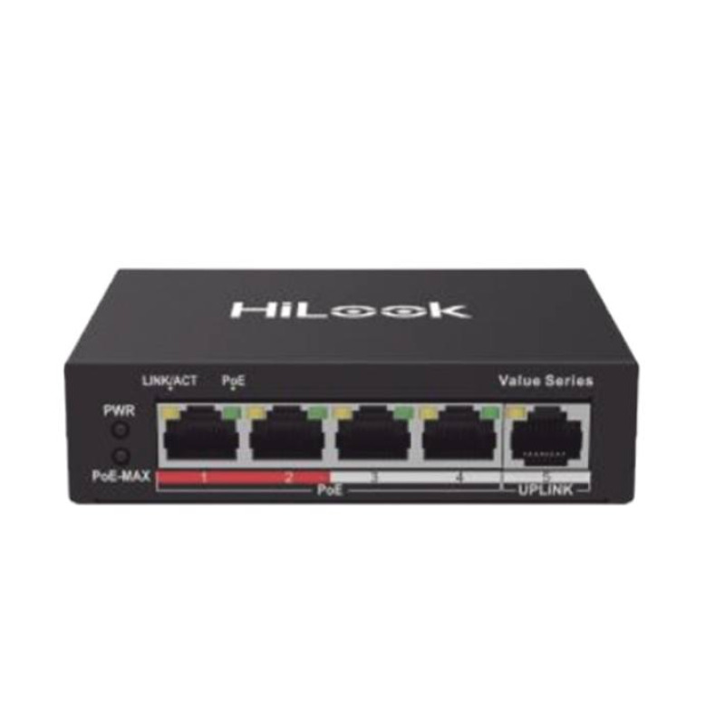 Switch PoE / 4 Puertos 10/100 Mbps PoE af / at / 1 Puerto 10/100 Mbps Uplink / Modo Extendido hasta 250 Metros / 35 Watts image 4