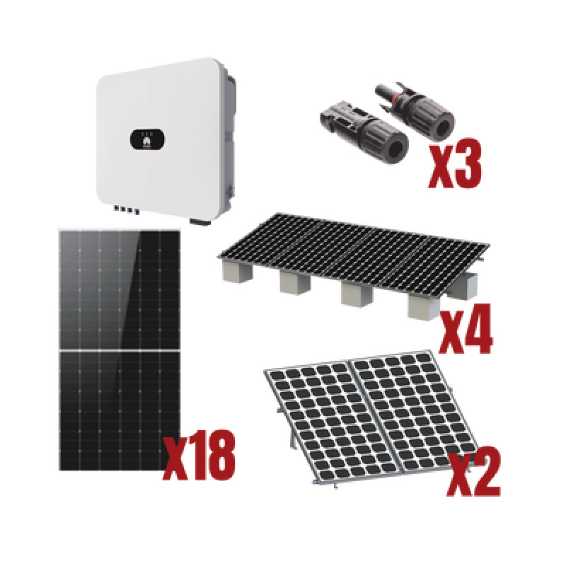 Kit Solar Interconexion / 10kW 220Vca / Inversor HUAWEI / Montaje Incluido