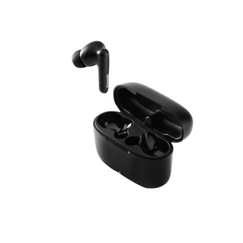 AUDIFONOS BLUETOOTH TIPO TRUE WIRELESS IN-EAR PANASONIC RZ-B110WDE-K, COLOR NEGRO, FUNCION MANOS LIBRES/MICROFONO, RESISTENCIA IPX4, 6 HORAS DE REPRODUCCION CONTINUA, 26 HORAS CON SU CAJA DE BATE
