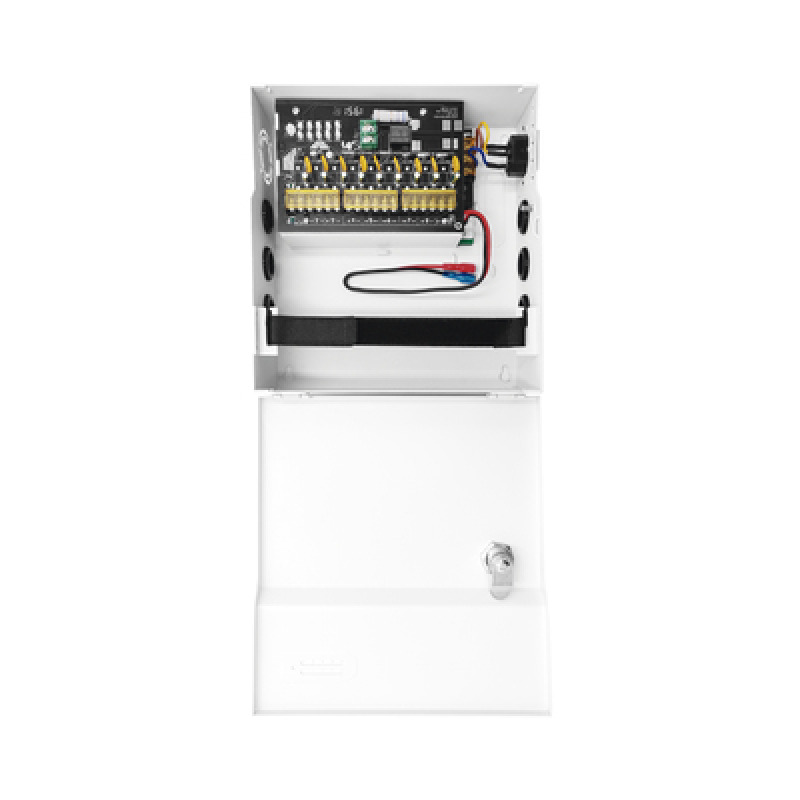 Fuente de Poder con ajuste de voltaje de 11 15 Vcc / 10 A / 9 Salidas / Capacidad de Batería de Respaldo / Requiere Batería / Voltaje de Entrada 96264 Vca image 5