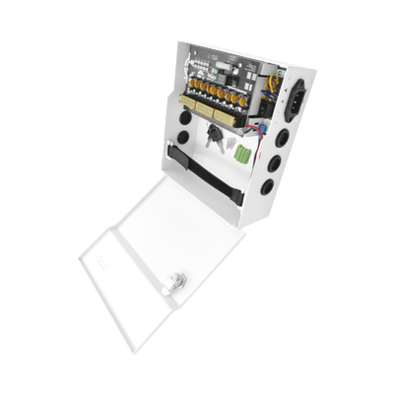 Fuente de Poder con ajuste de voltaje de 11 15 Vcc / 10 A / 9 Salidas / Capacidad de Batería de Respaldo / Requiere Batería / Voltaje de Entrada 96264 Vca image 6