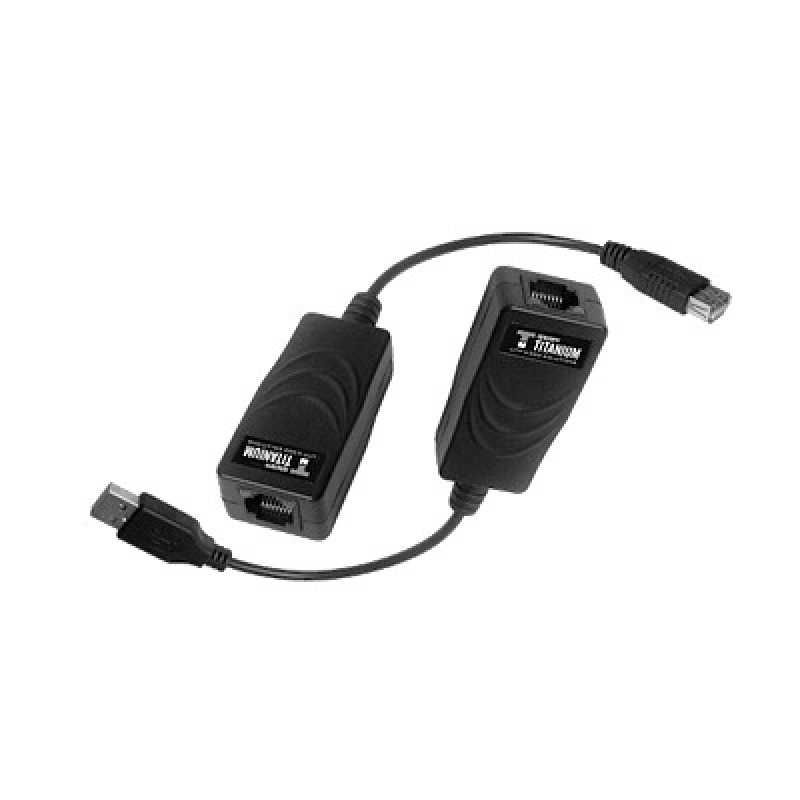 Kit extensor USB por cable UTP Cat 5 / 5e / 6 para Distancias de Hasta 50 Metros / Versión 20