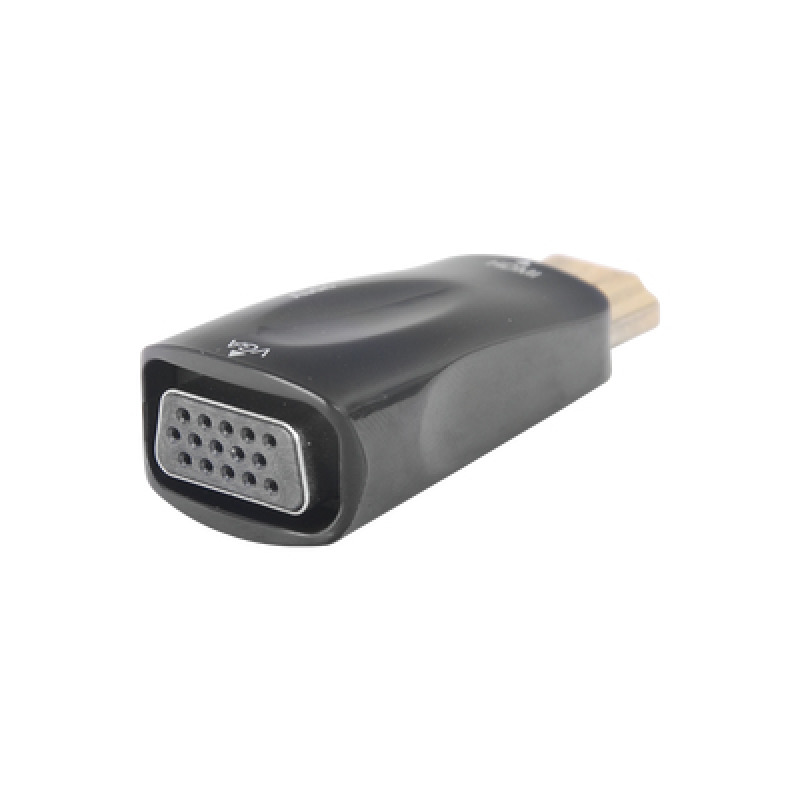 Adaptador Convertidor HDMI a VGA  / HDMI Macho a VGA Hembra / Resolución 1920x1080  60Hz  / Adaptador de Audio de 35 mm / Chapado en Níquel image 4