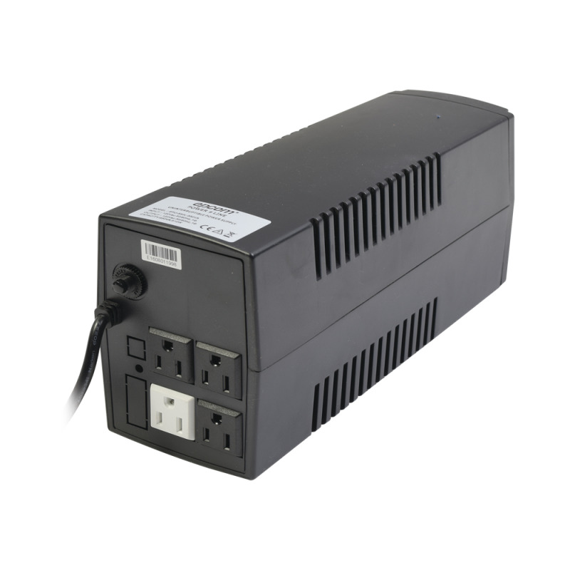 UPS de 850VA/510W / Topología Línea Interactiva / Entrada y Salida 120 Vca / Regulador de Voltaje AVR 80150 Vca / Clavija NEMA 515P / 4 Tomas NEMA 515R /Sin RJ11 ni RJ45 image 5