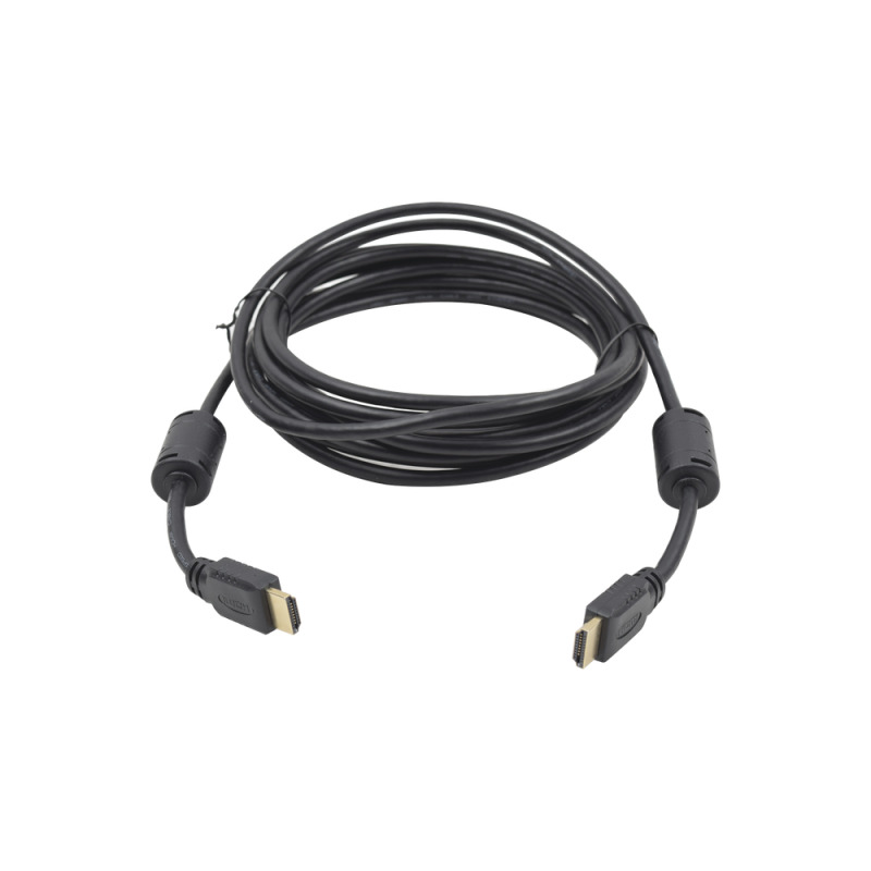 Cable HDMI de 5 Metros High Speed / Resolución 4K / Soporta Canal de Retorno de Audio ARC/ Soporta 3D / Blindado para Reducir Interferencia / Chapado en Oro / Alta Resistencia y Durabilidad