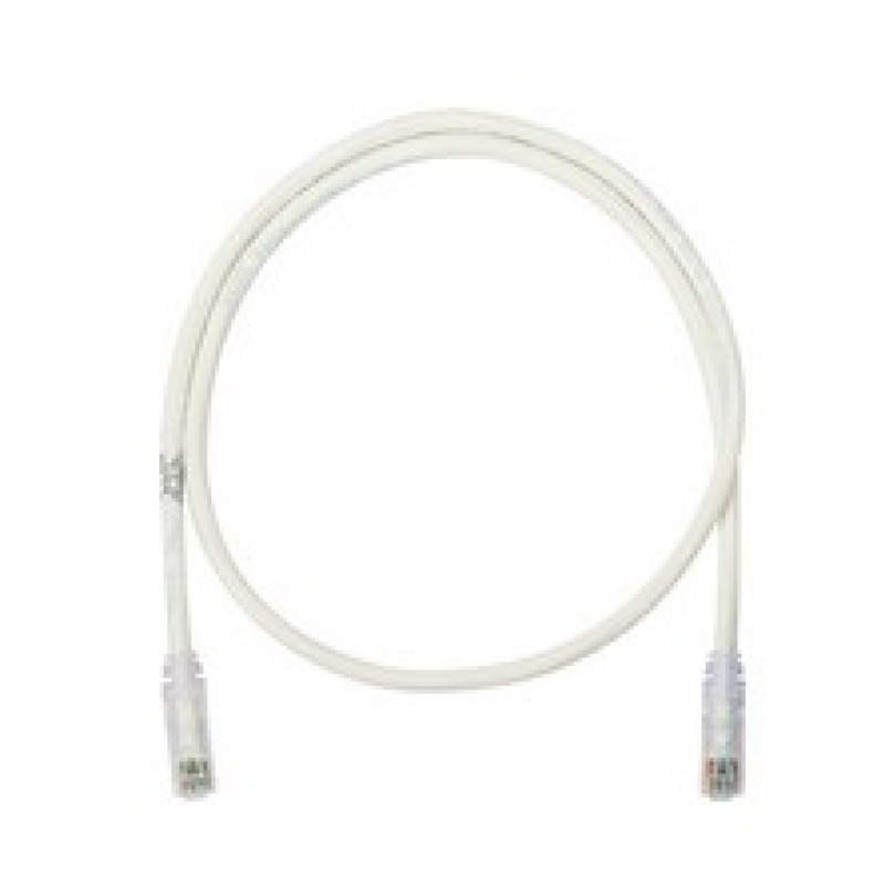 Cable de parcheo UTP Categoría 6 con plug modular en cada extremo  2 m  Blanco Mate