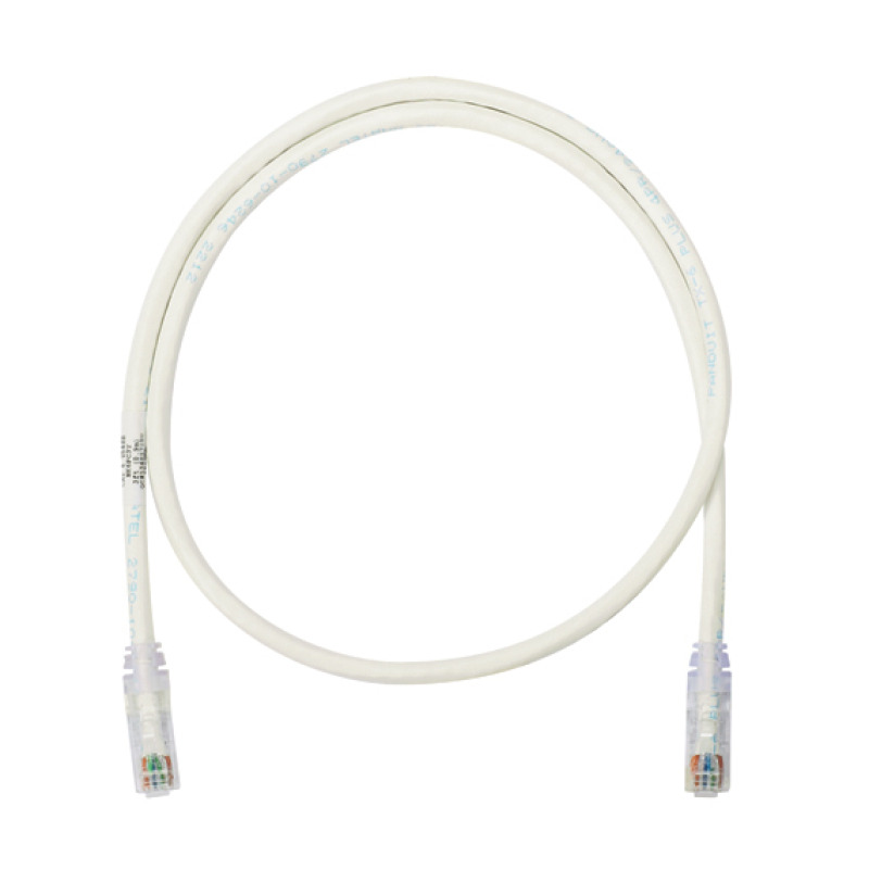 Cable de parcheo UTP Categoría 6 con plug modular en cada extremo  3 m  Blanco mate
