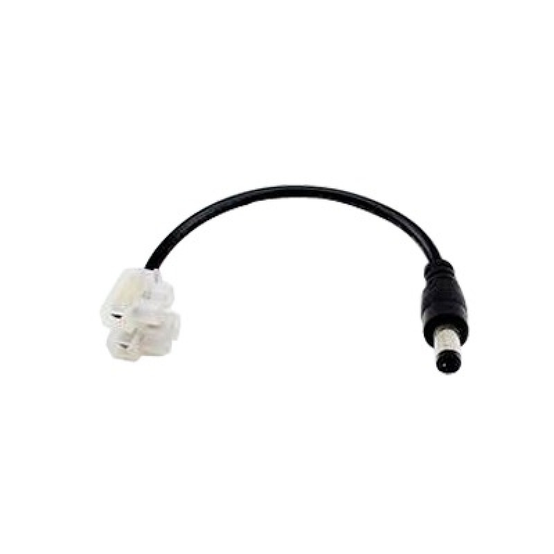 Cable de Alimentación con Conector Macho a Bloque de Terminal Atornillable / Calibre 18 AWG / Longitud  285 cm / Ideal para alimentacion de Cámaras