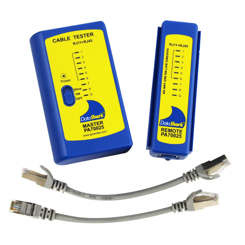Probador para mapeo de cables de red