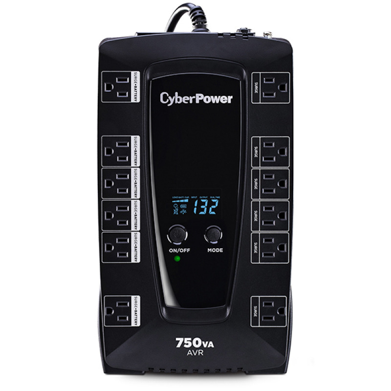 UPS de 750 VA/450 W Topología Línea Interactiva Entrada 120 Vca NEMA 515P Tipo Gabinete Compacto Con 12 Tomas NEMA 515R image 4