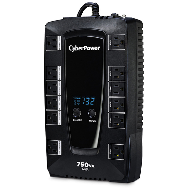 UPS de 750 VA/450 W Topología Línea Interactiva Entrada 120 Vca NEMA 515P Tipo Gabinete Compacto Con 12 Tomas NEMA 515R image 7