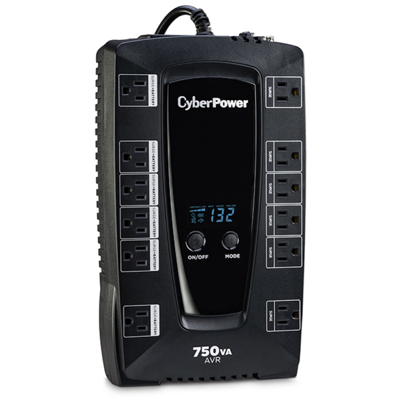 UPS de 750 VA/450 W Topología Línea Interactiva Entrada 120 Vca NEMA 515P Tipo Gabinete Compacto Con 12 Tomas NEMA 515R image 8