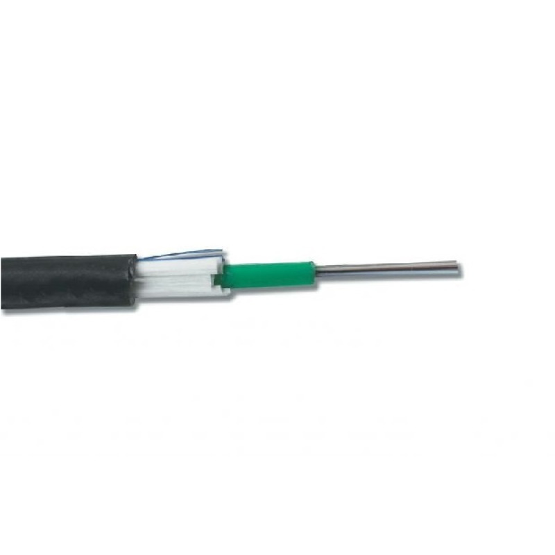 Cable de Fibra Óptica de 6 hilos Interior/Exterior Tight Buffer No Conductiva Dieléctrica LS0H Multimodo OM4 50/125 optimizada 1 Metro